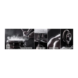 Fototapeten Muster Selbstklebend Deluxe Sticker - Der Puls der Musik - Musik, Ein Musikinstrument, Trommel - 100x30 cm