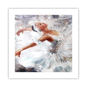 Poster - Zart und leicht wie Tüll - 40x40 cm