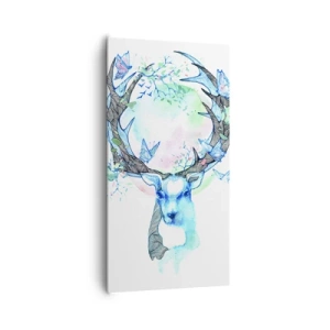 Bild auf Leinwand - Leinwandbild - Die Kraft und Feinheit der Natur - 65x120 cm