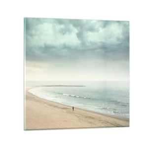 Glasbild - Bild auf glas - Auf der Suche nach Frieden - 60x60 cm