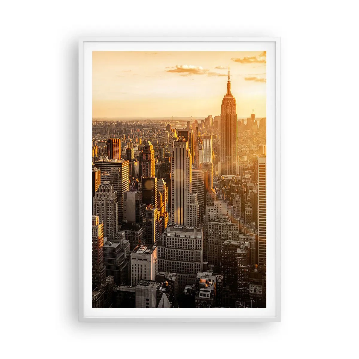 Poster in einem weißen Rahmen - In der Sonne wachsen - 70x100 cm