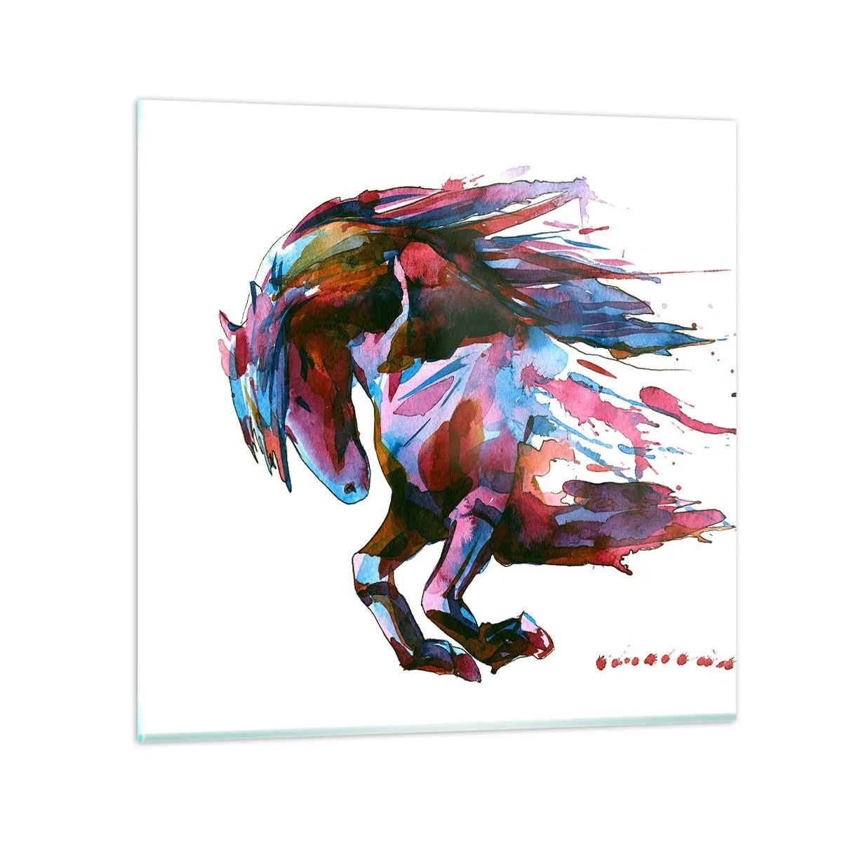 Glasbild - Bild auf glas - In Verzückung - 50x50 cm