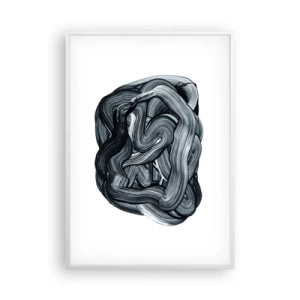 Poster in einem weißen Rahmen - Es ist nicht so einfach - 70x100 cm