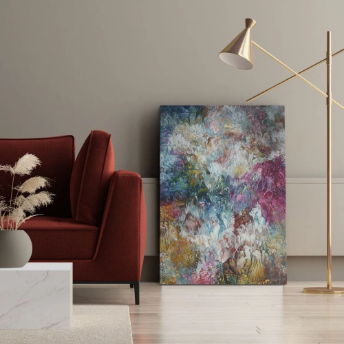 Bild auf Leinwand - Leinwandbild - In voller Blüte - 45x80 cm