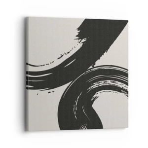 Bild auf Leinwand - Leinwandbild - Ausladend und kreisförmig - 30x30 cm