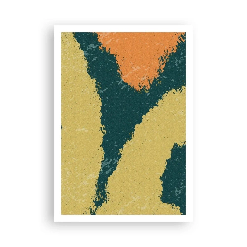 Poster - Abstraktion – langsame Bewegung - 70x100 cm