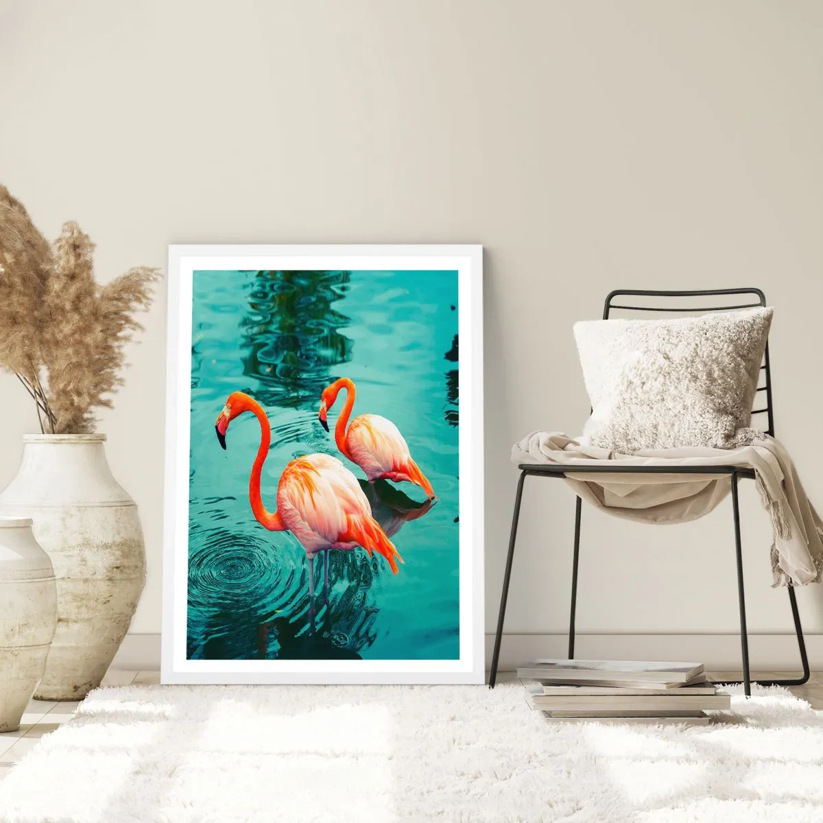 Poster in einem weißen Rahmen - Wir sind jetzt in Mode - 50x70 cm