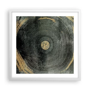 Poster in einem weißen Rahmen - Veränderung und Beständigkeit - 50x50 cm