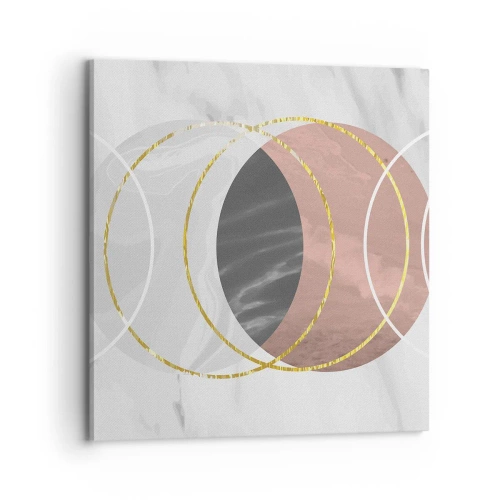 Bild auf Leinwand - Leinwandbild - Musik der Sphären - 70x70 cm