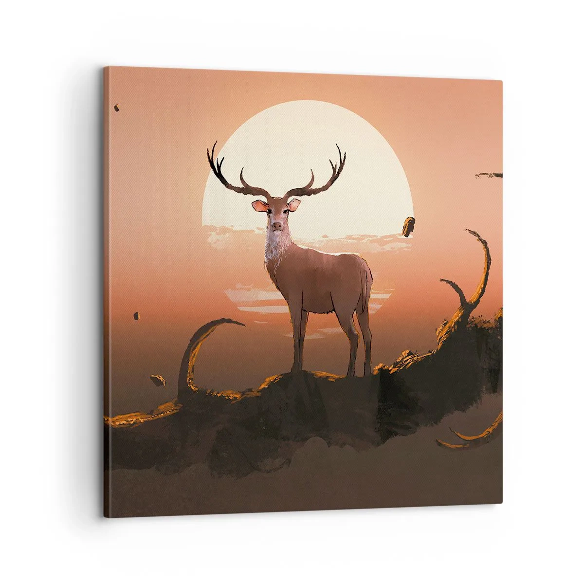 Bild auf Leinwand - Leinwandbild - Diese Nacht ist anders als jede andere - 60x60 cm