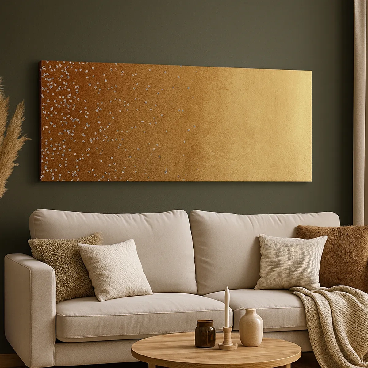 Bild auf Leinwand - Leinwandbild - Die Geburt des Lichts - 30x30 cm