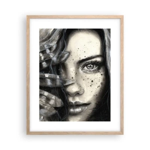 Poster in einem Rahmen aus heller Eiche - Wilde Schönheit - 40x50 cm