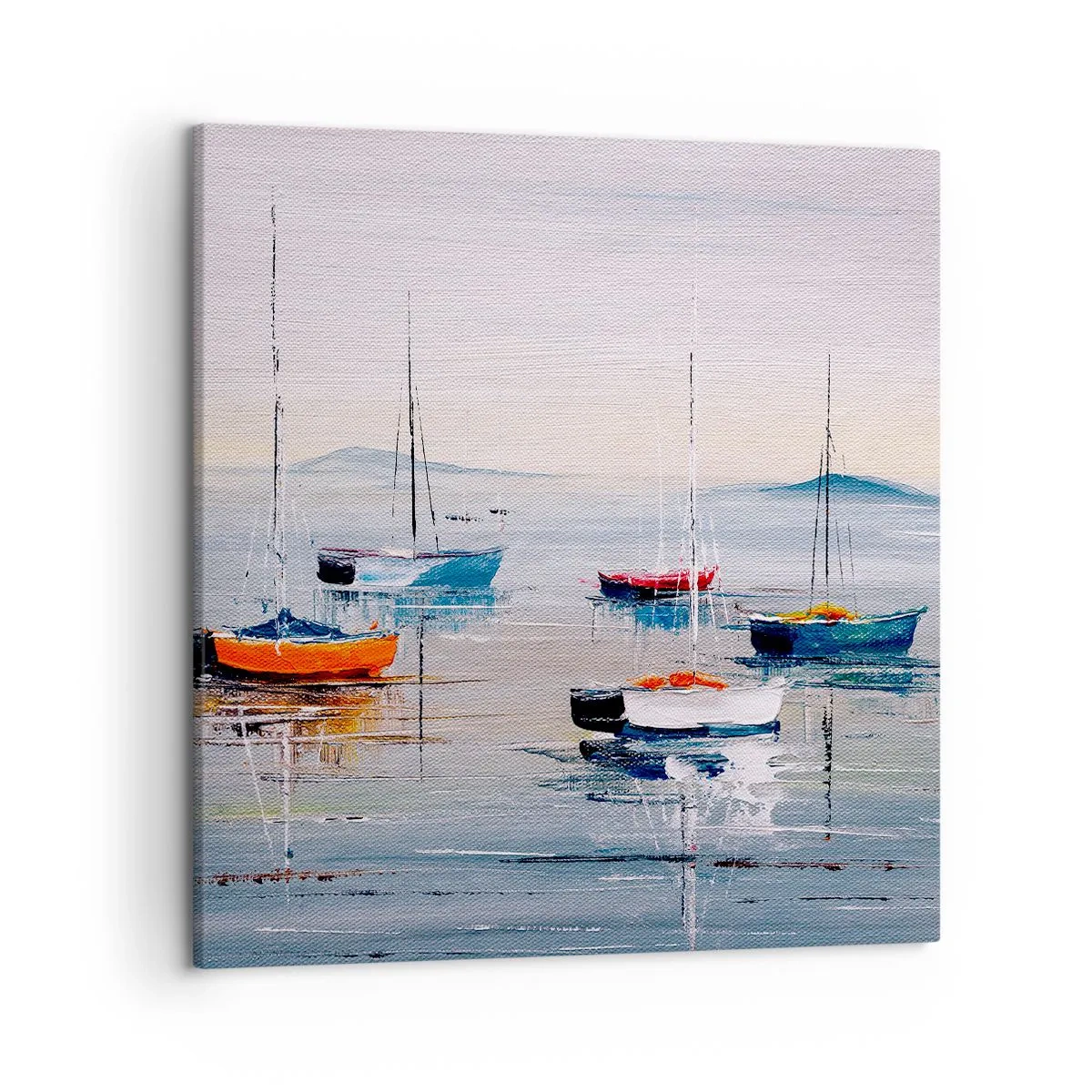 Bild auf Leinwand - Leinwandbild - Wohlverdiente Ruhe - 50x50 cm