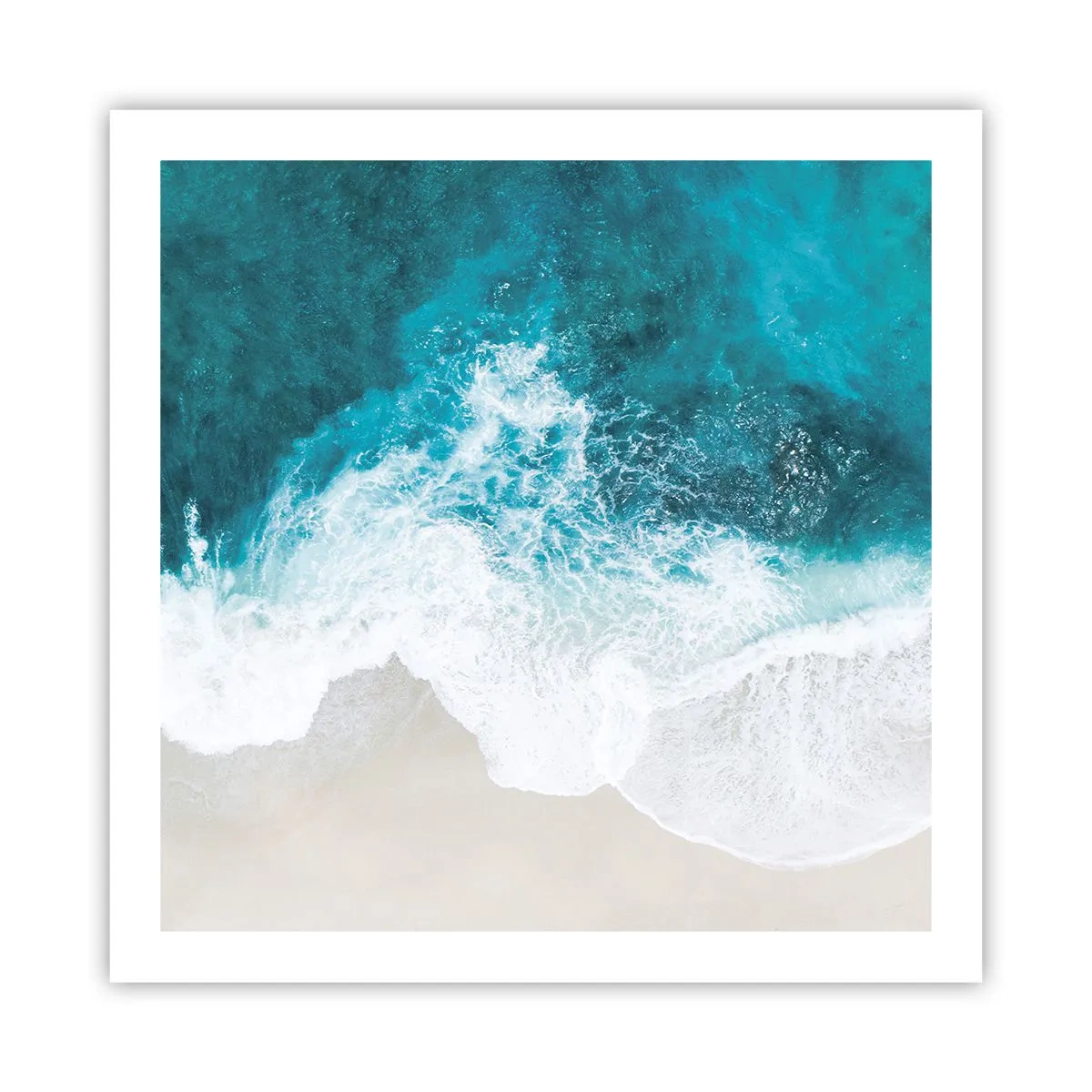 Poster - Natürliche Liebkosung - 60x60 cm