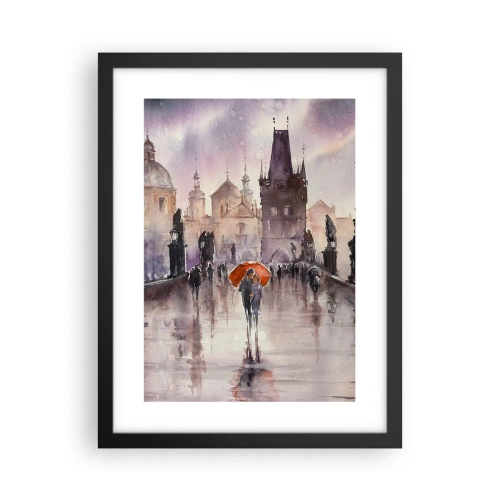 Poster in einem schwarzem Rahmen - Leute verändern sich nicht - 30x40 cm