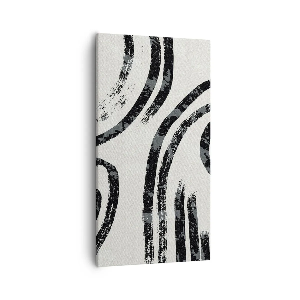 Bild auf Leinwand - Leinwandbild - Bei Hälfte angehalten - 55x100 cm