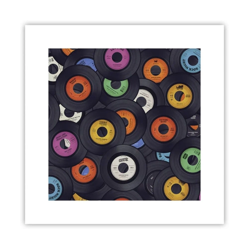 Poster - Farben der Klassiker - 30x30 cm