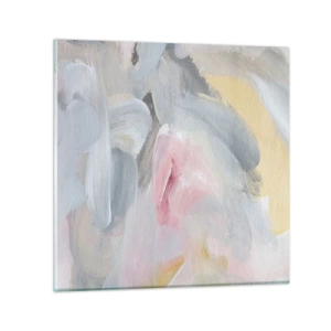 Glasbild - Bild auf glas - In einer Pastellwelt - 70x70 cm