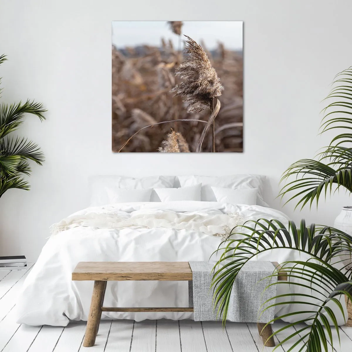 Bild auf Leinwand - Leinwandbild - Zeit, mit dem Wind zu gehen - 40x40 cm