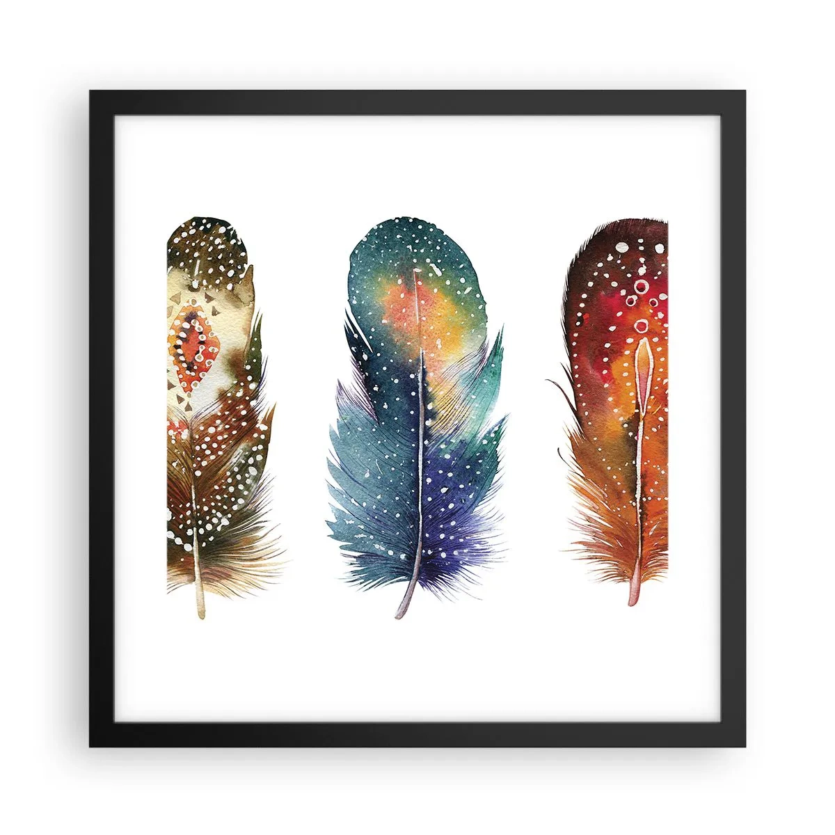 Poster in einem schwarzem Rahmen - Rituale, Zeremonien, Geheimnisse - 40x40 cm