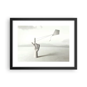 Poster in einem schwarzem Rahmen - Kraftprobe - 40x30 cm