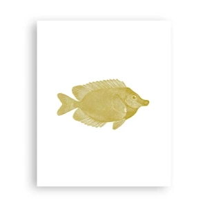 Poster - Fisch und das war’s - 40x50 cm