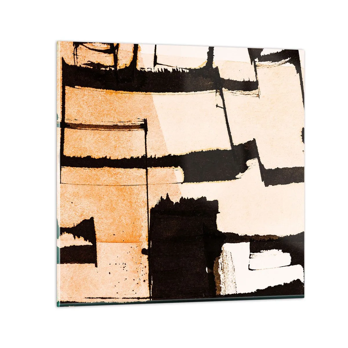 Glasbild - Bild auf glas - Also doch Ordnung - 60x60 cm