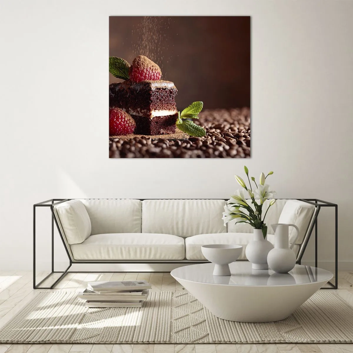 Glasbild - Bild auf glas - Das Leben ist süß - 30x30 cm