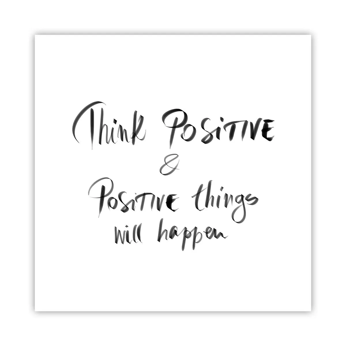 Poster - Wie soll man leben? - 40x40 cm