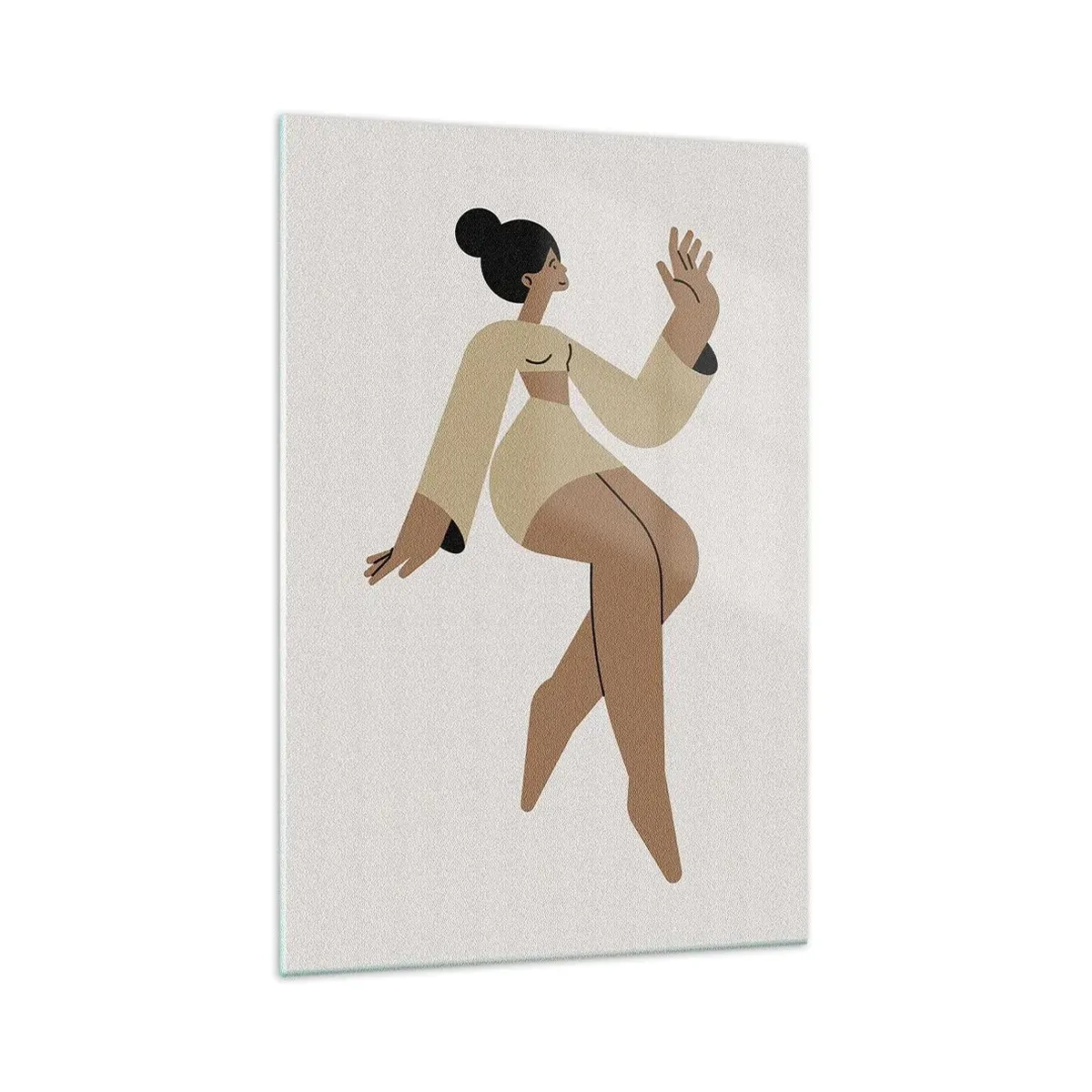 Glasbild - Bild auf glas - Eine anmutige Form - 70x100 cm