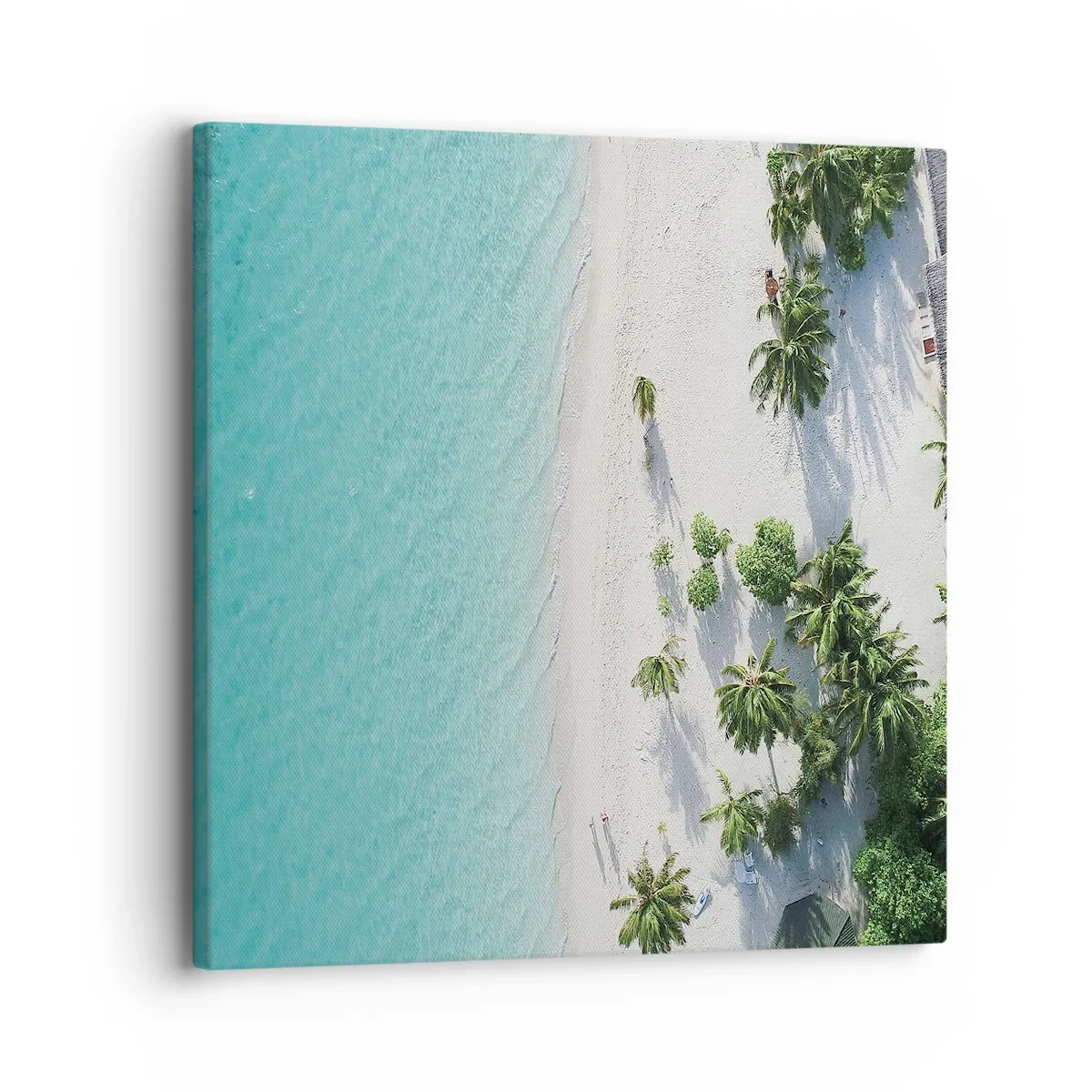 Bild auf Leinwand - Leinwandbild - Urlaub im Paradies - 30x30 cm