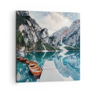 Bild auf Leinwand - Leinwandbild - Wir zeigen Ihnen Schönheit - 50x50 cm