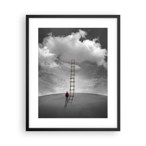 Poster in einem schwarzem Rahmen - Alles ist möglich - 40x50 cm