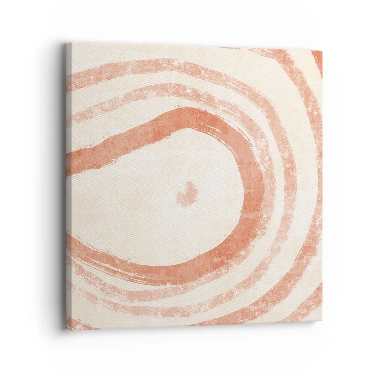 Bild auf Leinwand - Leinwandbild - Korallenkreise – Komposition - 30x30 cm