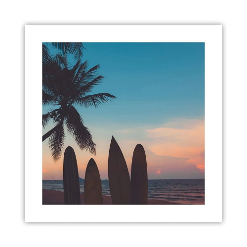 Poster - Morgen wird es auch lustig - 40x40 cm