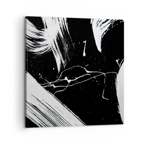 Bild auf Leinwand - Leinwandbild - Dunkelheit durchbrechen - 60x60 cm