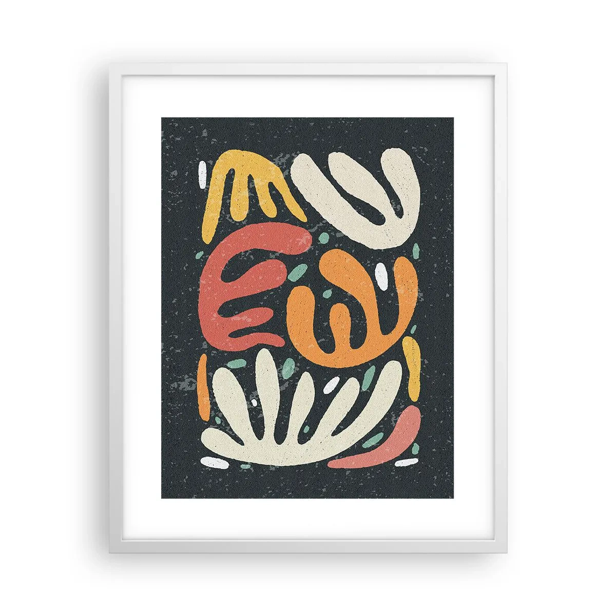 Poster in einem weißen Rahmen - Komposition – Ich erwische dich gleich - 40x50 cm