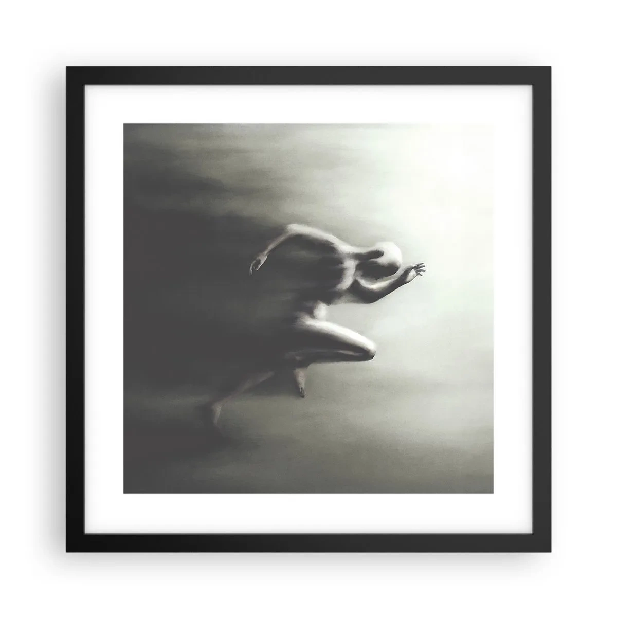 Poster in einem schwarzem Rahmen - Unwiderstehlich - 40x40 cm