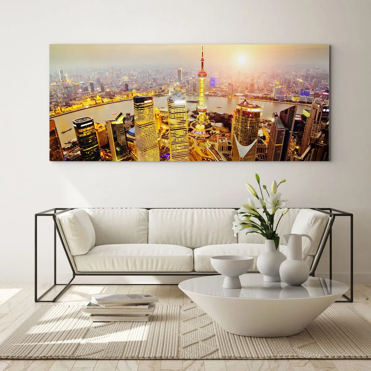 Glasbild - Bild auf glas - Asiatischer Traum - 90x30 cm