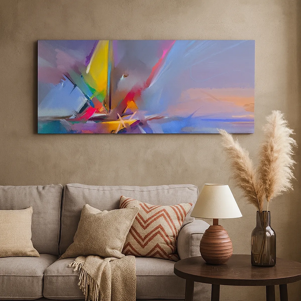 Bild auf Leinwand - Leinwandbild - Propeller wie ein Vogel - 30x30 cm