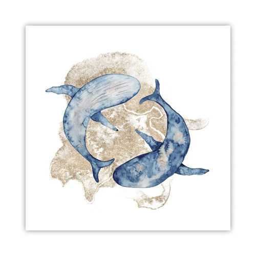 Poster - Freundschaft oder Liebe? - 50x50 cm