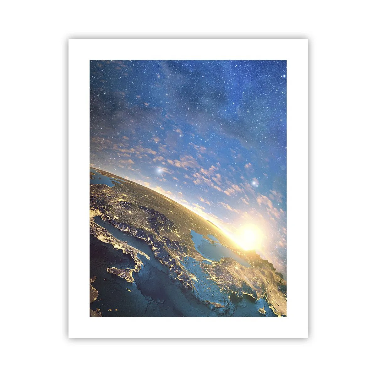 Poster - Schauen wir uns aus der Ferne an - 40x50 cm