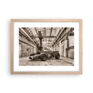 Poster in einem Rahmen aus heller Eiche - Die Siegerruhe - 40x30 cm