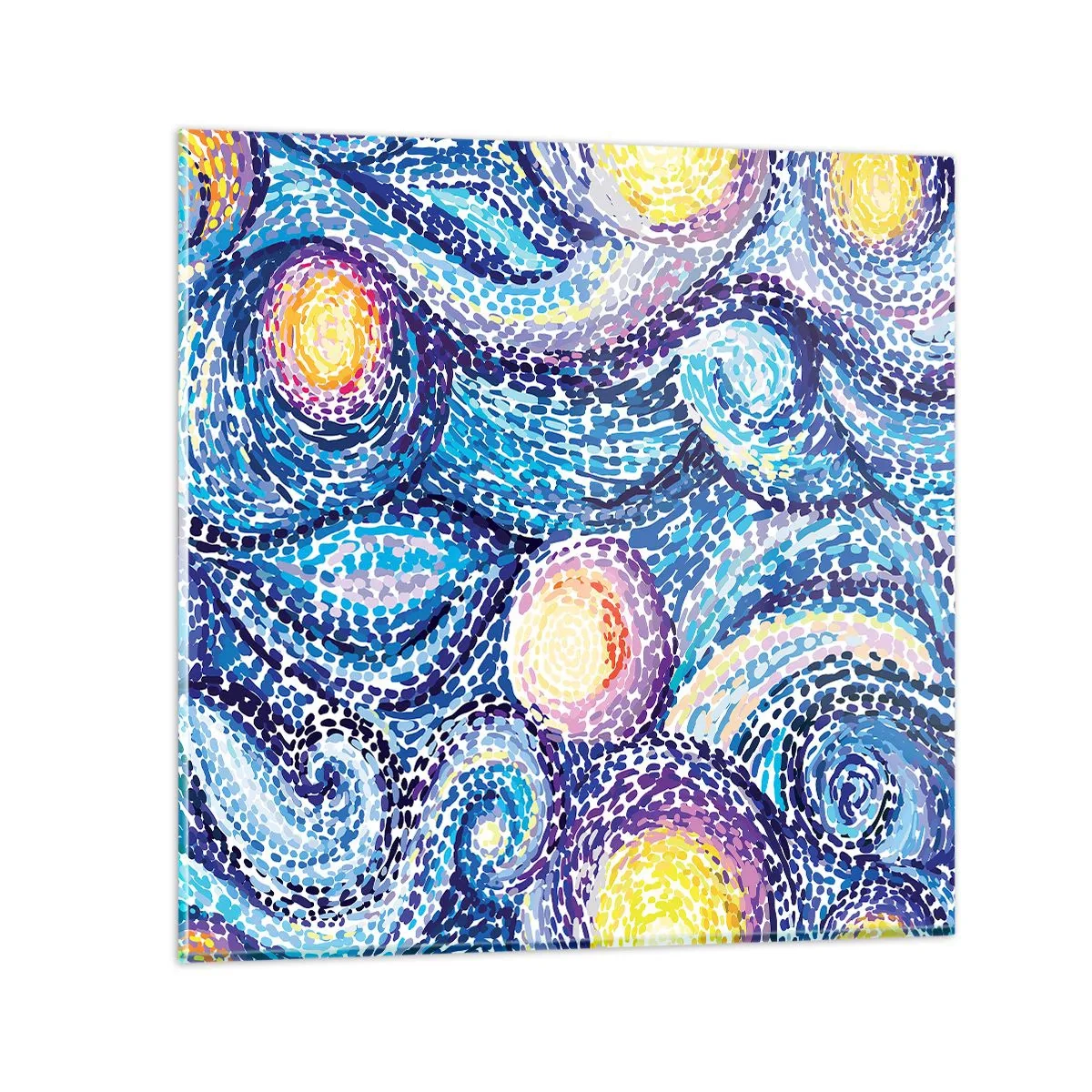Glasbild - Bild auf glas - Aus einem Gemälde von van Gogh - 50x50 cm