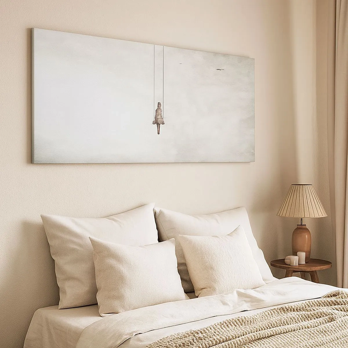 Bild auf Leinwand - Leinwandbild - Ein Kind in uns - 100x40 cm