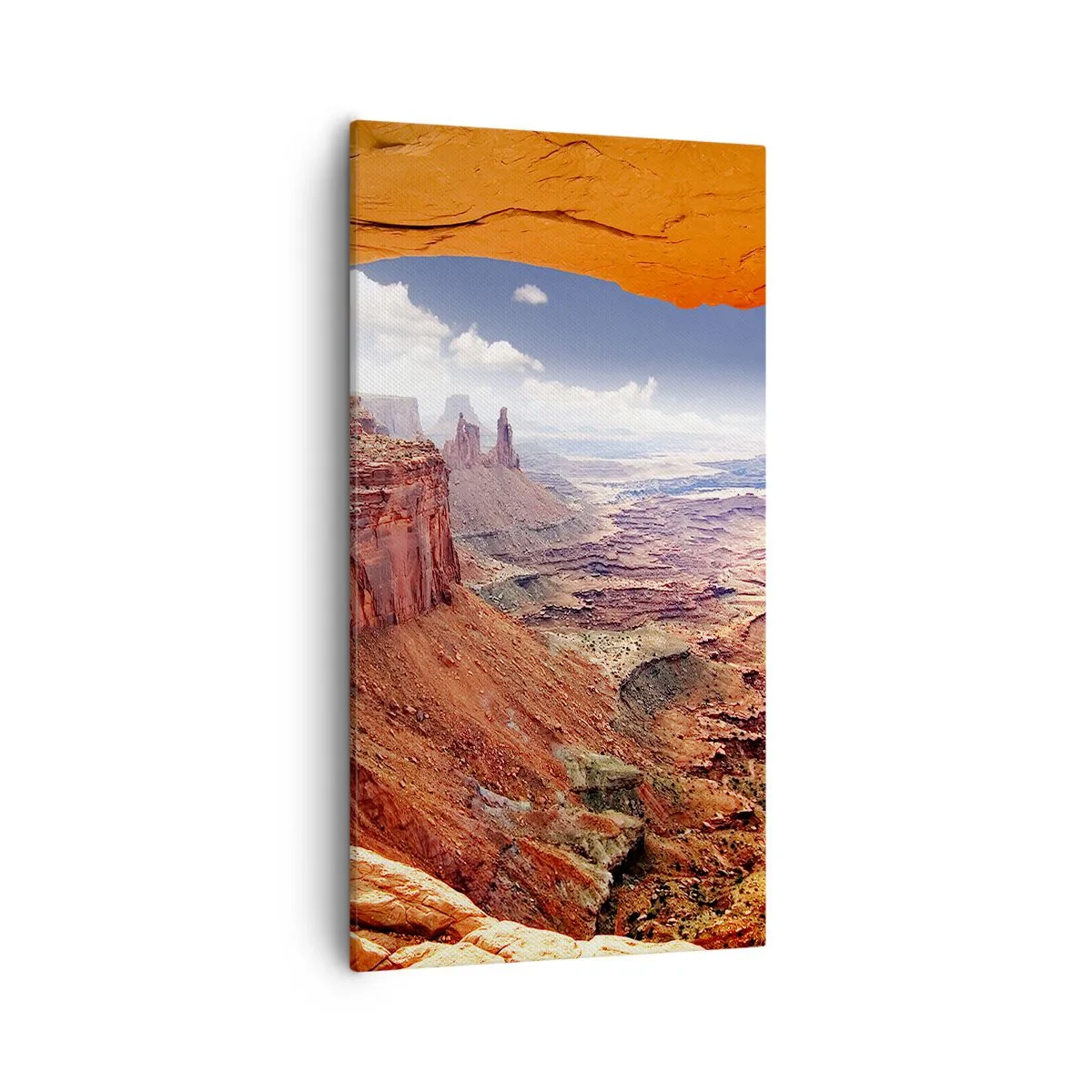 Bild auf Leinwand - Leinwandbild - Von der Natur selbst geschnitzt - 55x100 cm