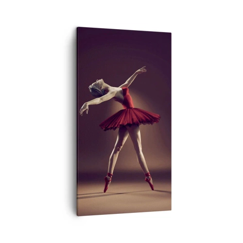 Bild auf Leinwand - Leinwandbild - Eine Primaballerina - 45x80 cm