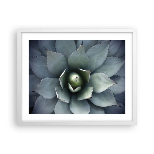 Poster in einem weißen Rahmen - Es lockt an und warnt - 50x40 cm