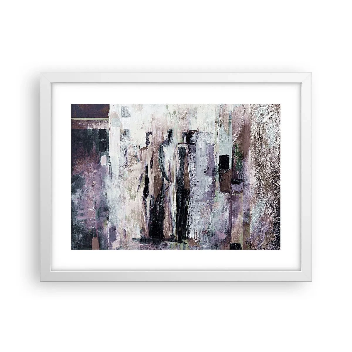 Poster in einem weißen Rahmen - Die geheimnisvolle Drei - 40x30 cm