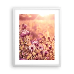 Poster in einem weißen Rahmen - Bevor der Sommer vorbei ist - 40x50 cm